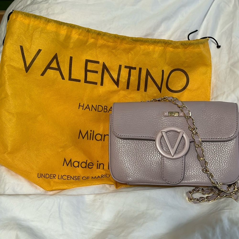 Mario Valentino mauve crossbody